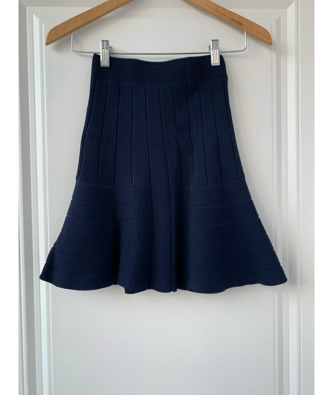 SANDRO Темно-синяя юбка мини, фото 5