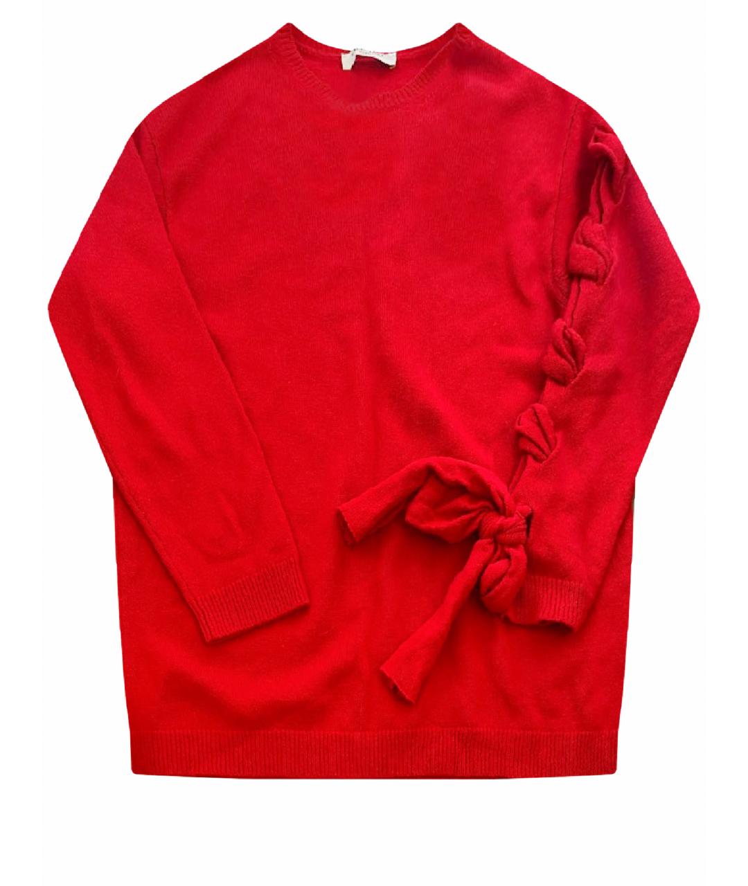 VALENTINO Красный кашемировый джемпер / свитер, фото 1