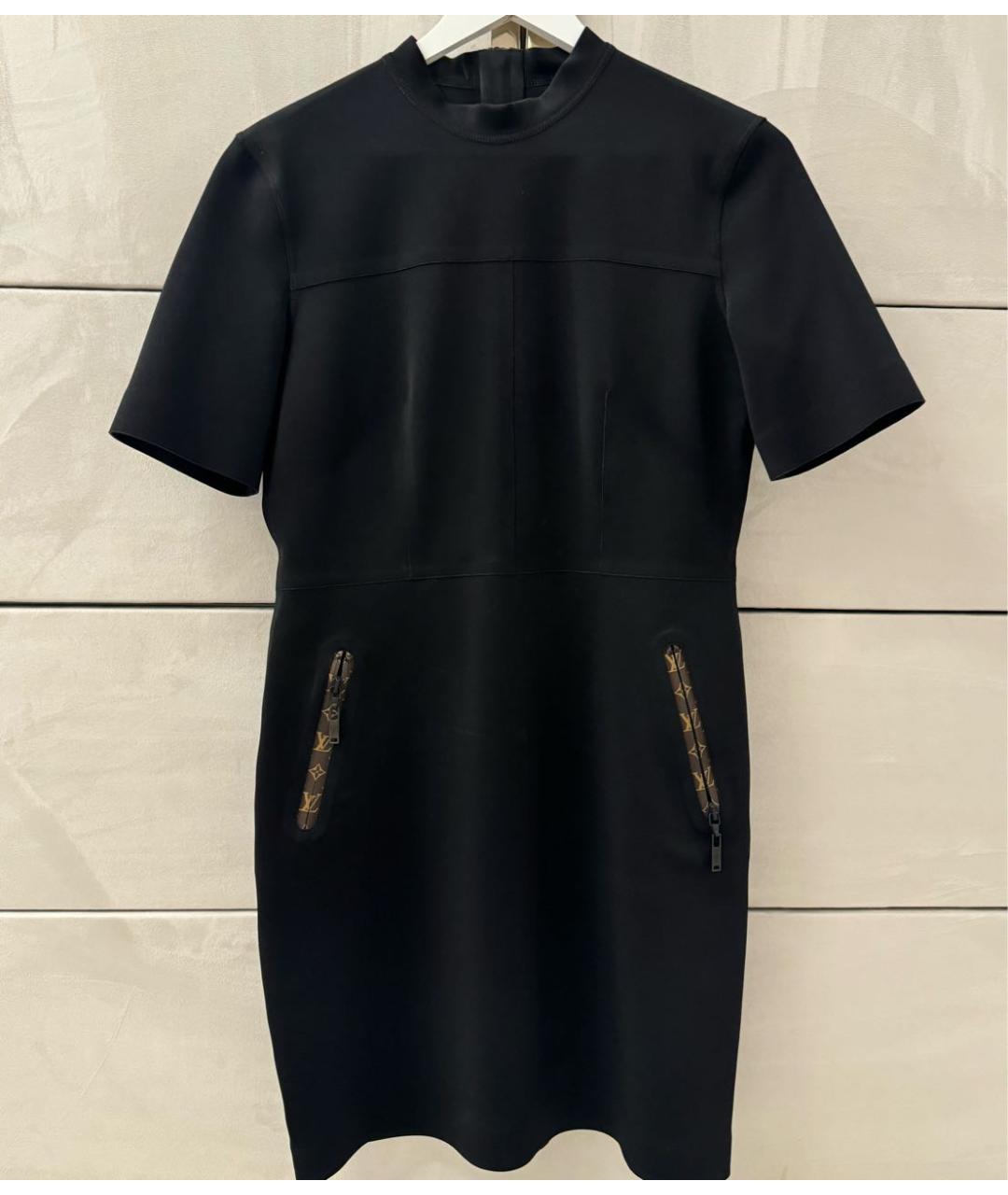 LOUIS VUITTON PRE-OWNED Черное коктейльное платье, фото 5