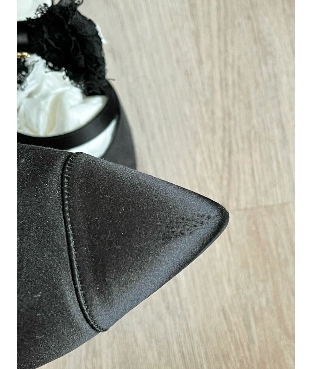 CHANEL PRE-OWNED Черные туфли из экзотической кожи, фото 7