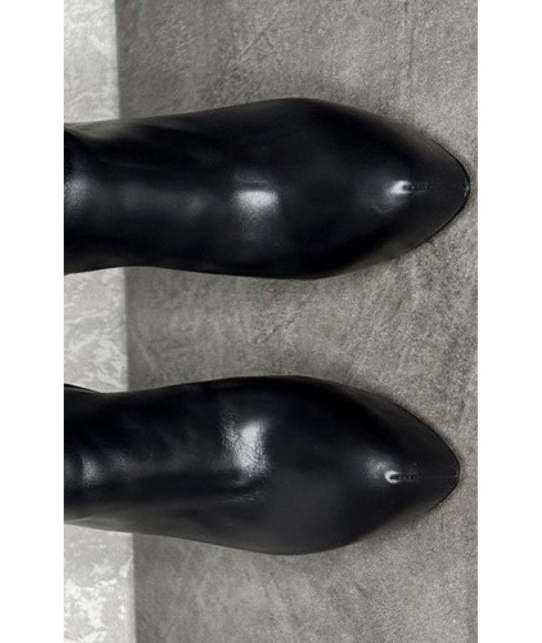 CASADEI Черные кожаные ботфорты, фото 3