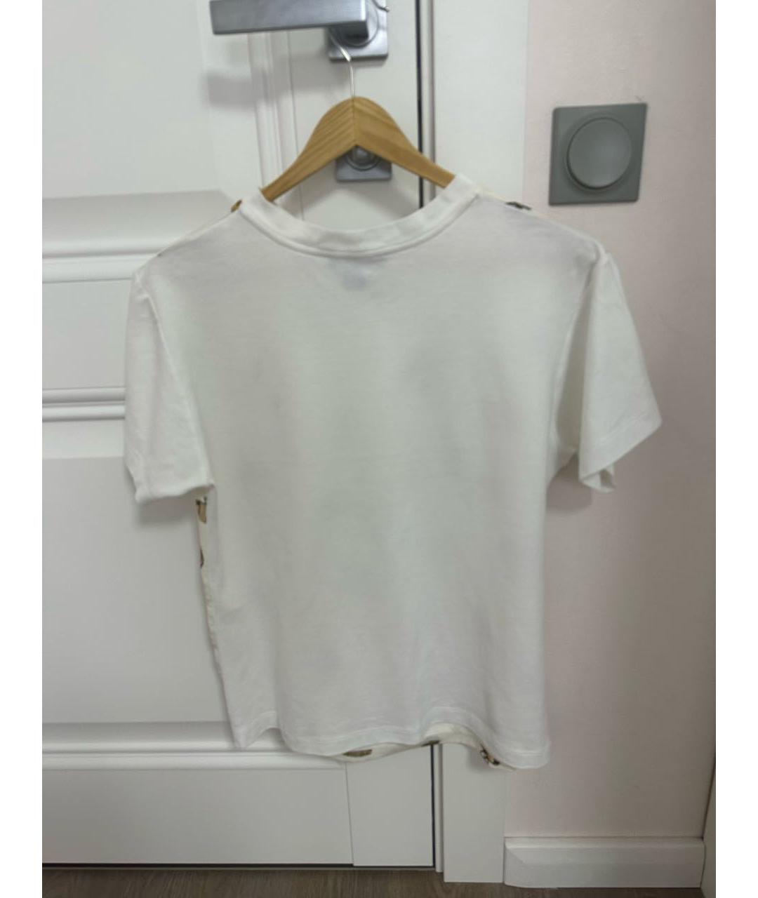 LOUIS VUITTON PRE-OWNED Белая шелковая футболка, фото 2