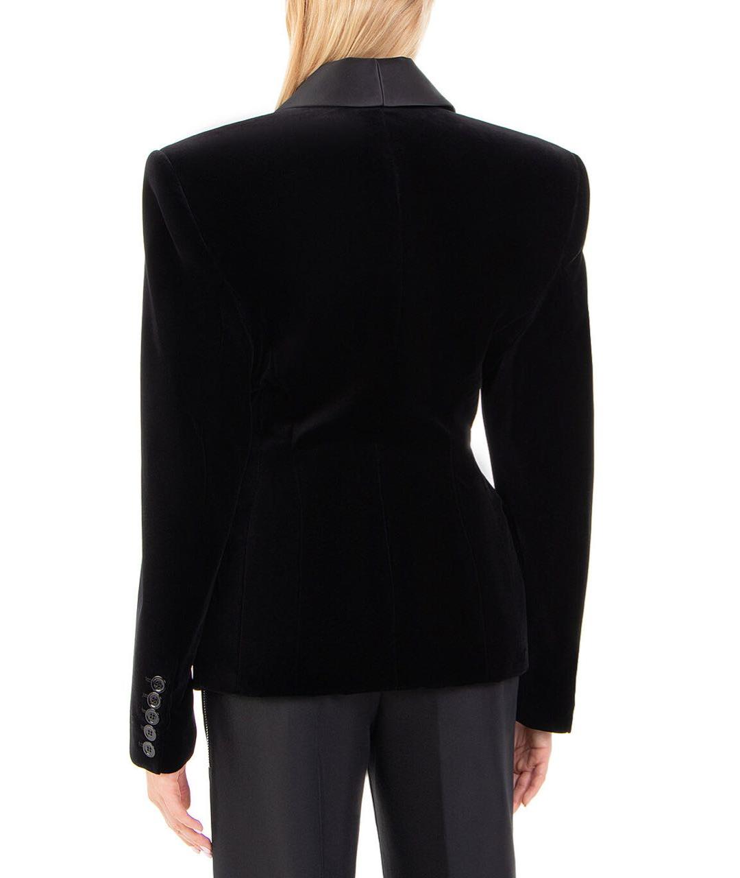 ALEXANDRE VAUTHIER Черный хлопковый жакет/пиджак, фото 2