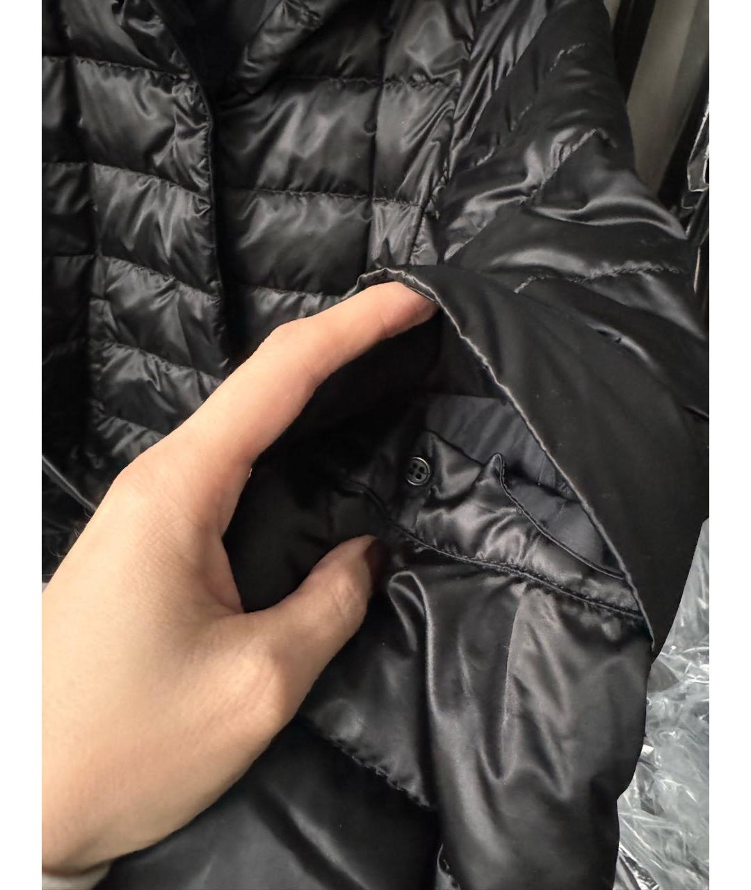 'S MAX MARA Черная полиамидовая куртка, фото 4