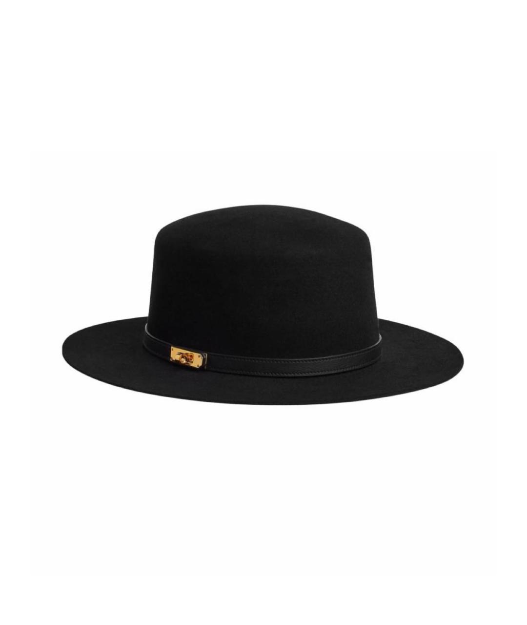 HERMES Черная шляпа, фото 1