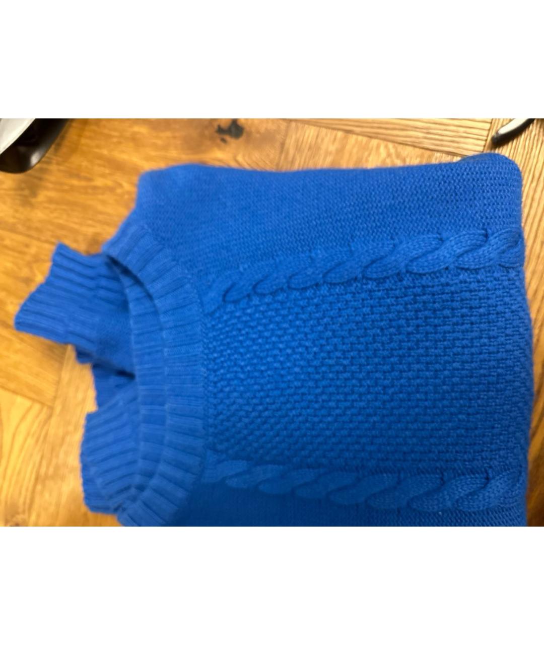 HERMES PRE-OWNED Синий кашемировый джемпер / свитер, фото 4