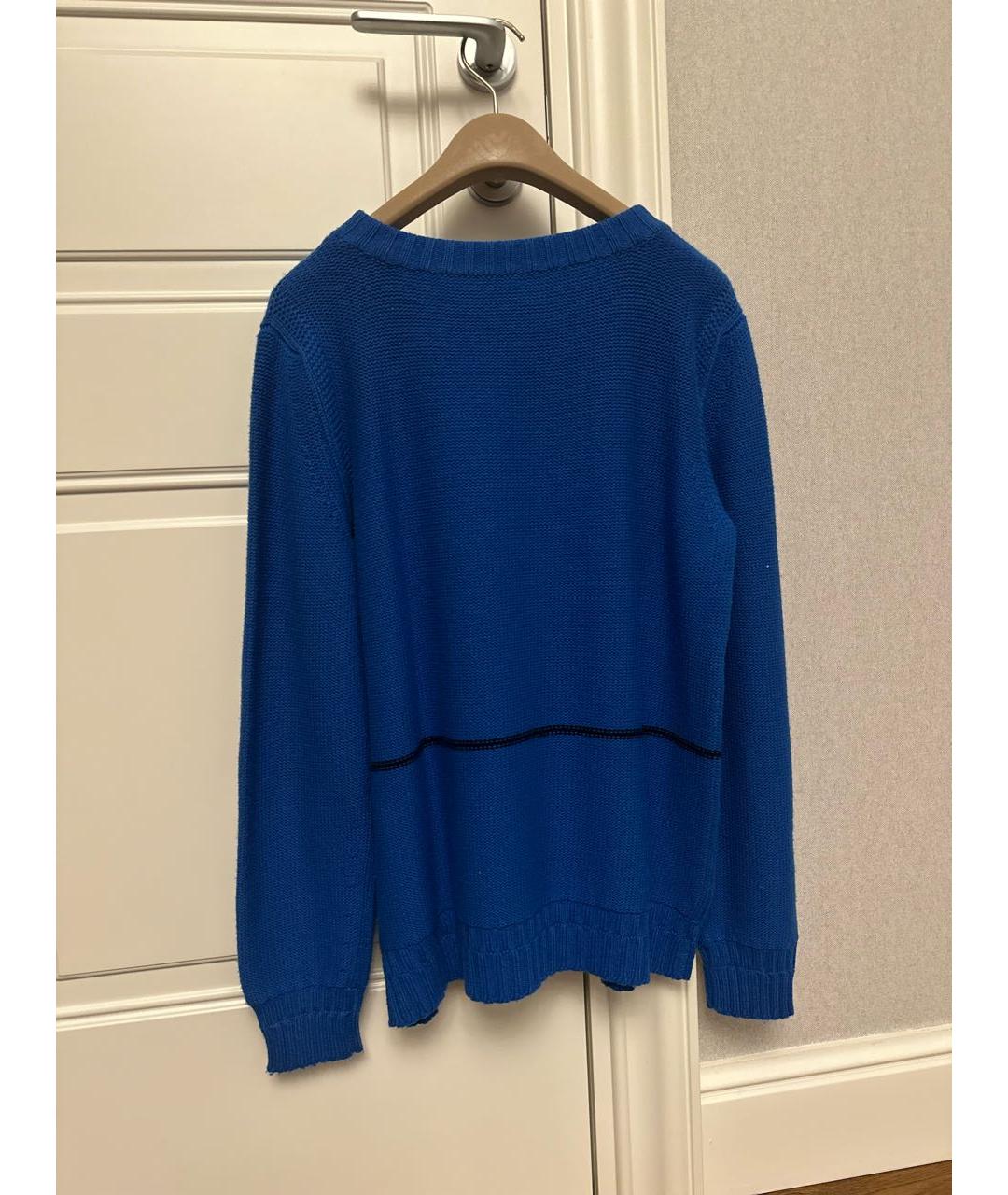 HERMES PRE-OWNED Синий кашемировый джемпер / свитер, фото 2