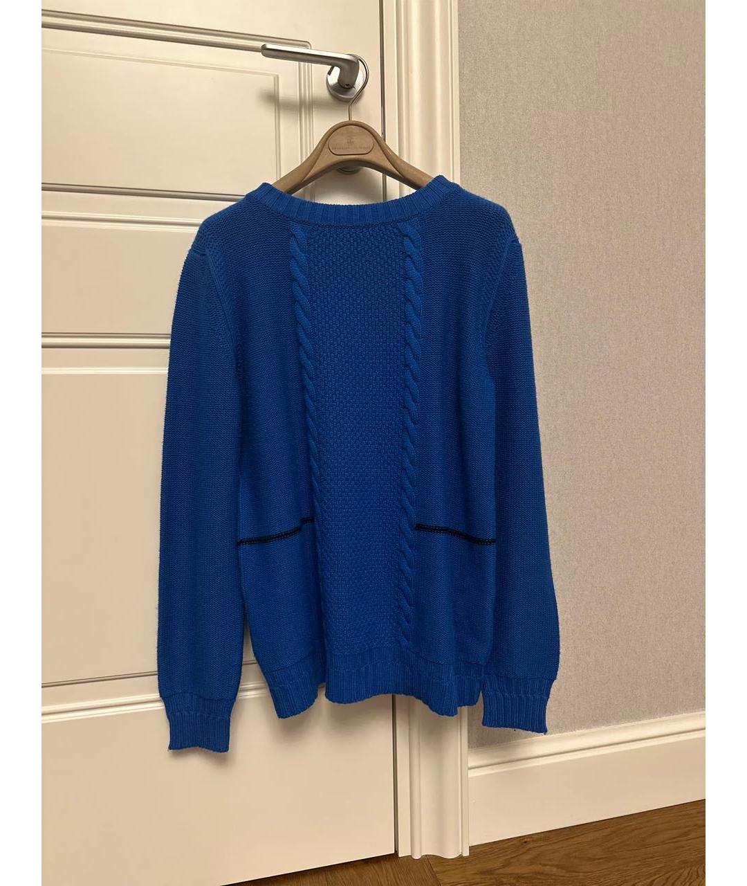 HERMES PRE-OWNED Синий кашемировый джемпер / свитер, фото 5