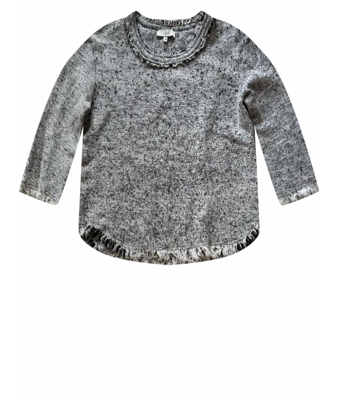 IRO Серый вискозный джемпер / свитер, фото 1