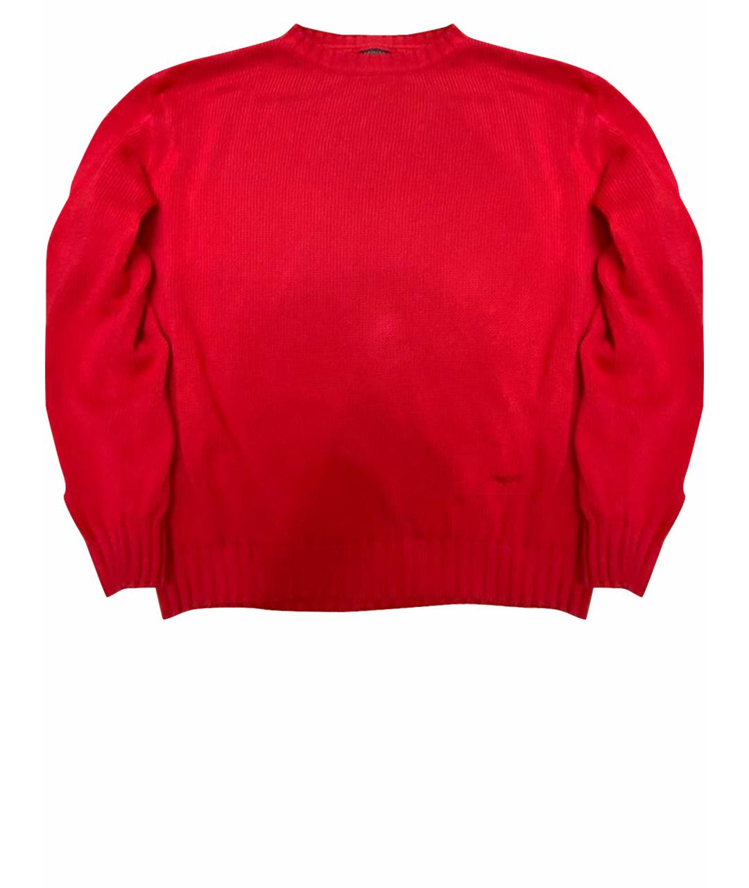 PAUL & SHARK Красный хлопковый джемпер / свитер, фото 1