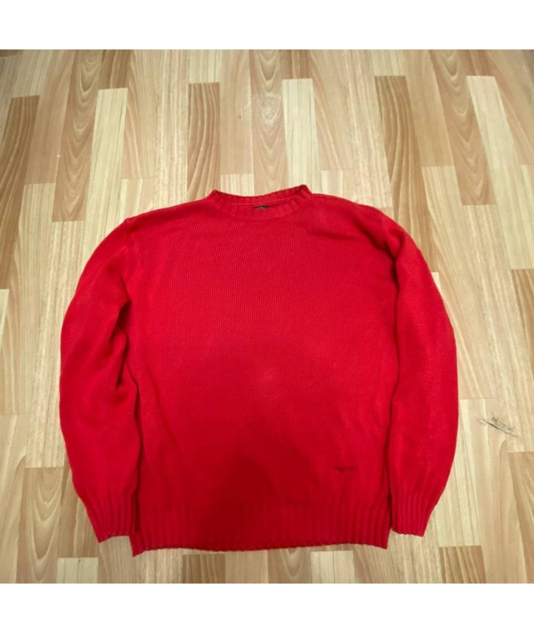 PAUL & SHARK Красный хлопковый джемпер / свитер, фото 6