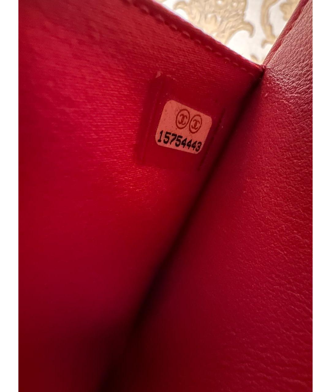 CHANEL PRE-OWNED Розовая сумка через плечо из лакированной кожи, фото 4