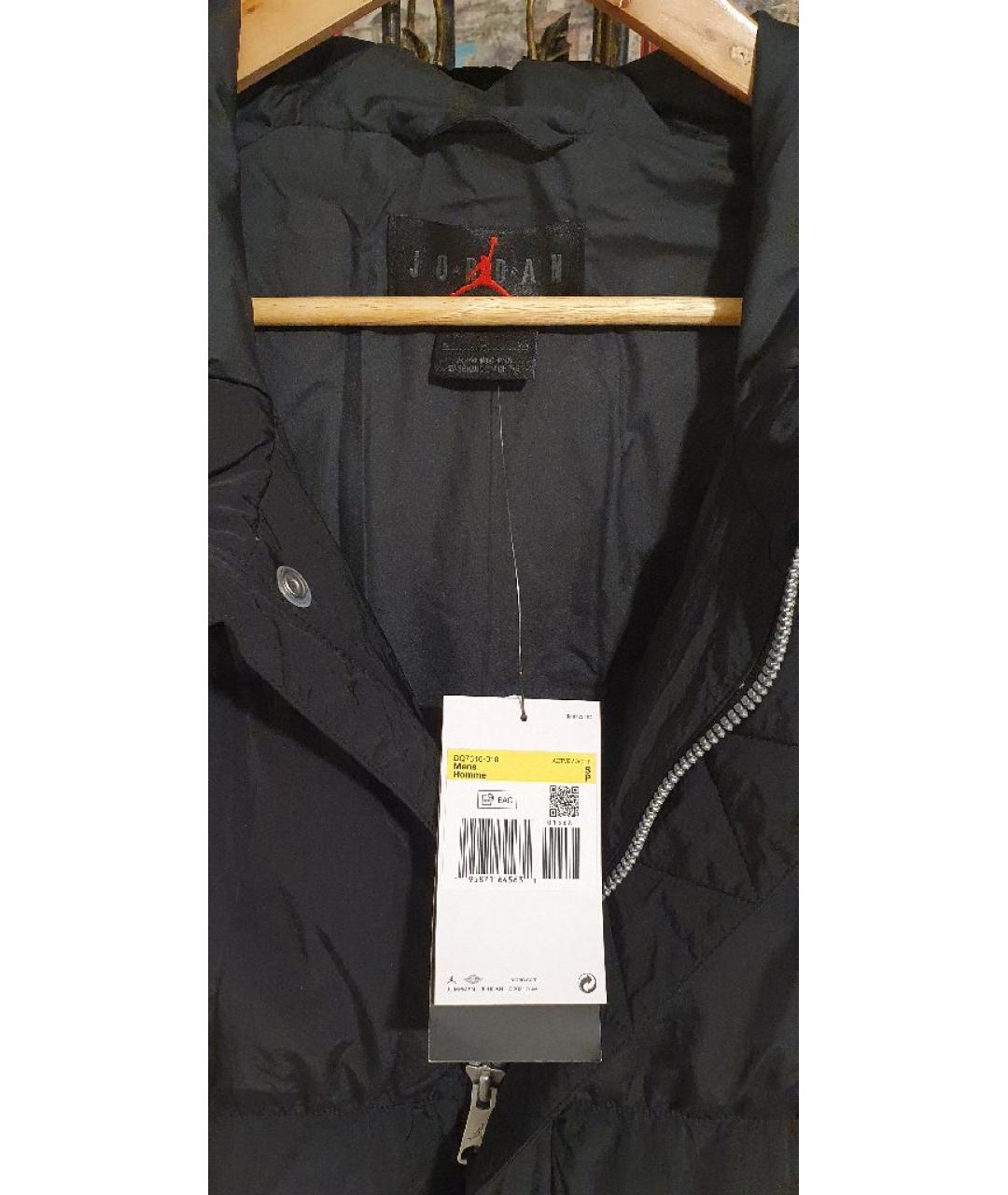 JORDAN Черная полиэстеровая куртка, фото 3