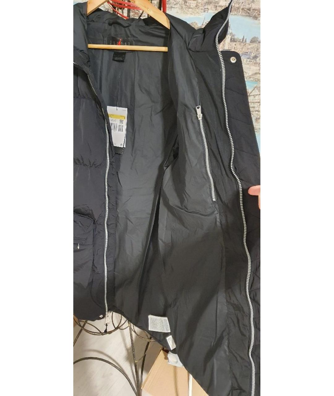 JORDAN Черная полиэстеровая куртка, фото 8