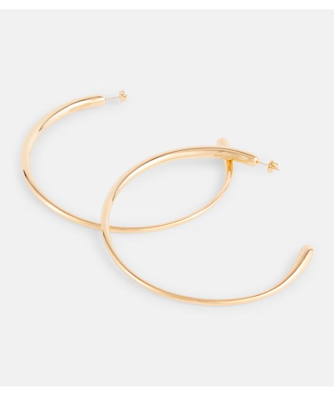 SAINT LAURENT Золотые серьги, фото 4