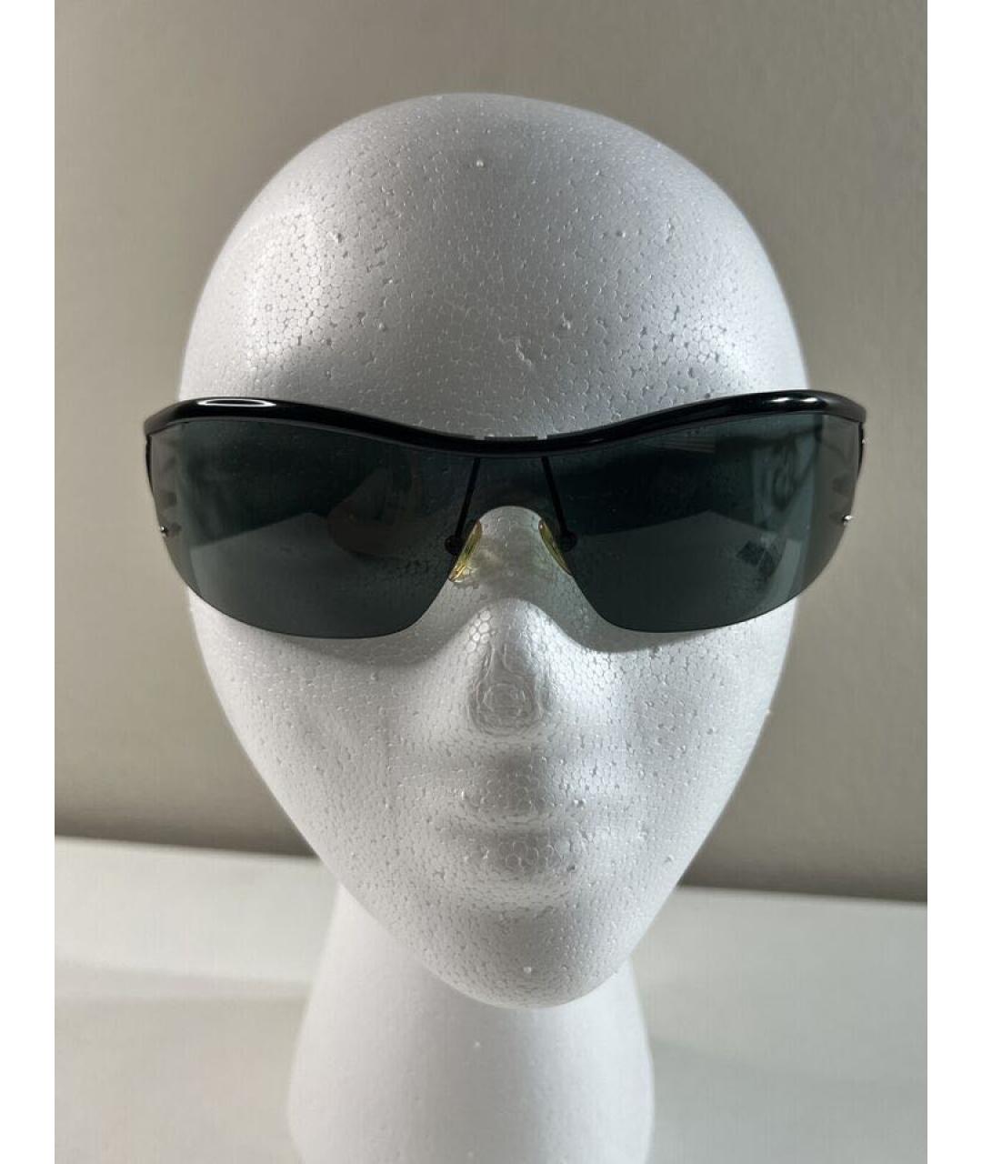 GIORGIO ARMANI Черные металлические солнцезащитные очки, фото 5