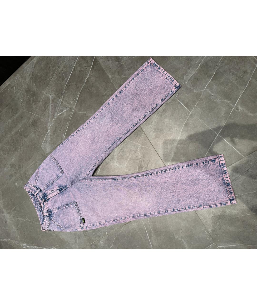 AVAVAV Фиолетовые хлопковые прямые джинсы, фото 4