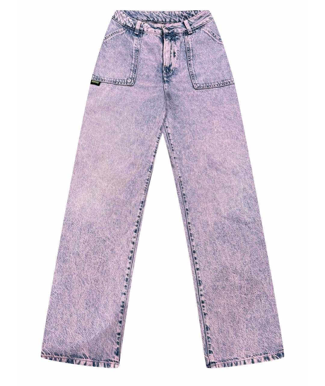 AVAVAV Фиолетовые хлопковые прямые джинсы, фото 1