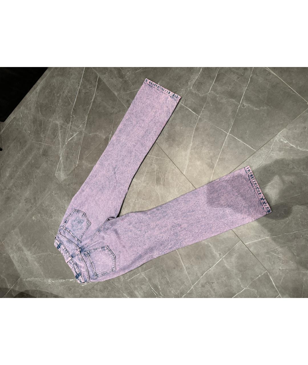 AVAVAV Фиолетовые хлопковые прямые джинсы, фото 2