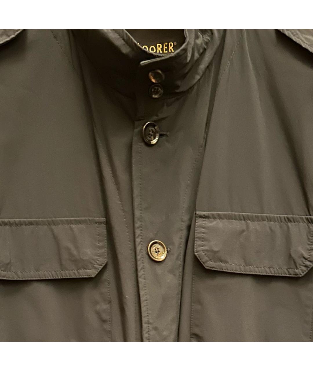 MOORER Черная синтетическая куртка, фото 4