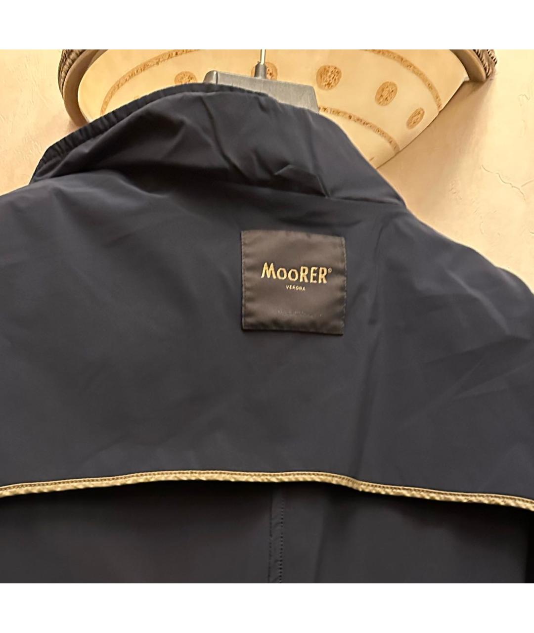 MOORER Черная синтетическая куртка, фото 3