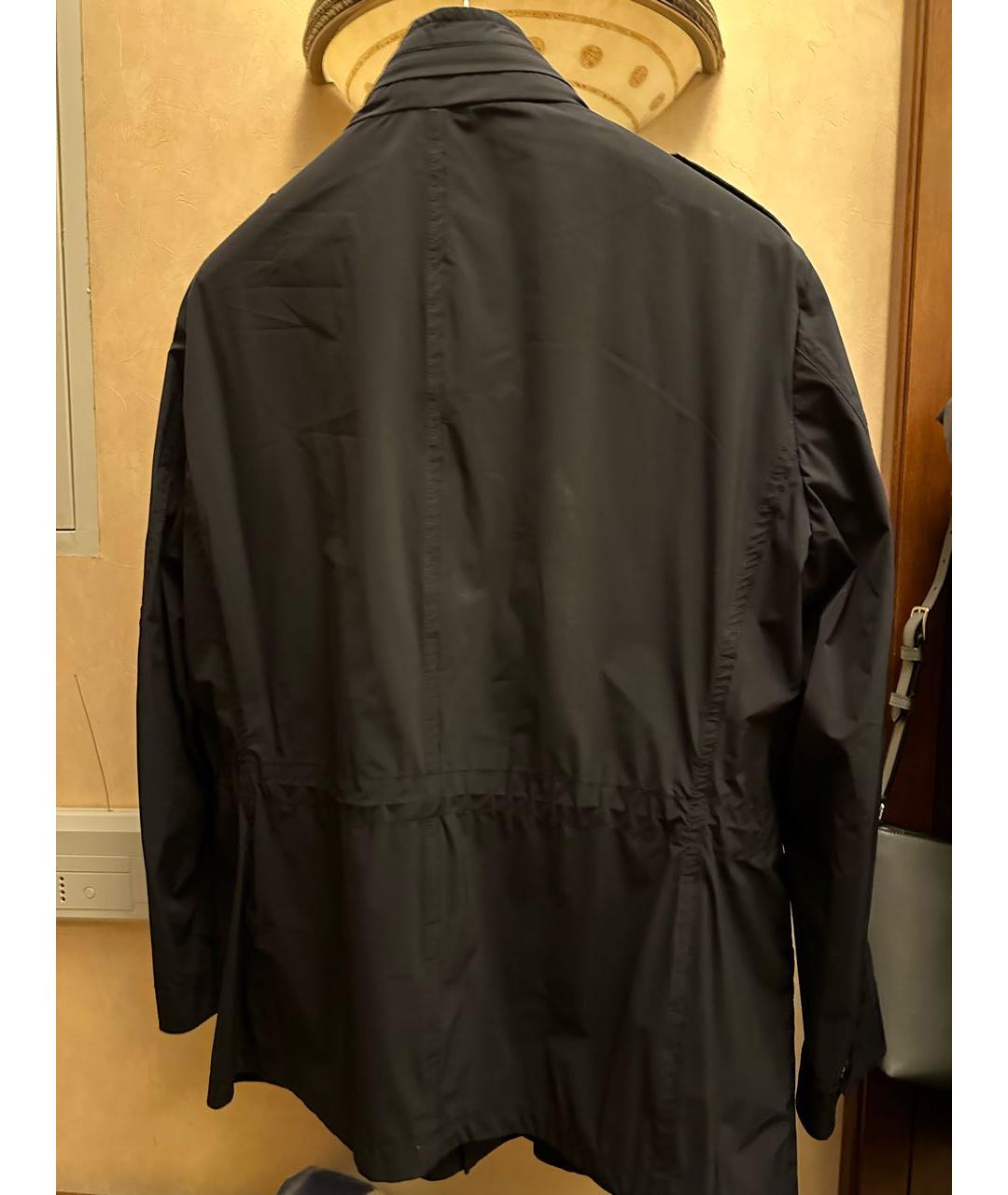 MOORER Черная синтетическая куртка, фото 2