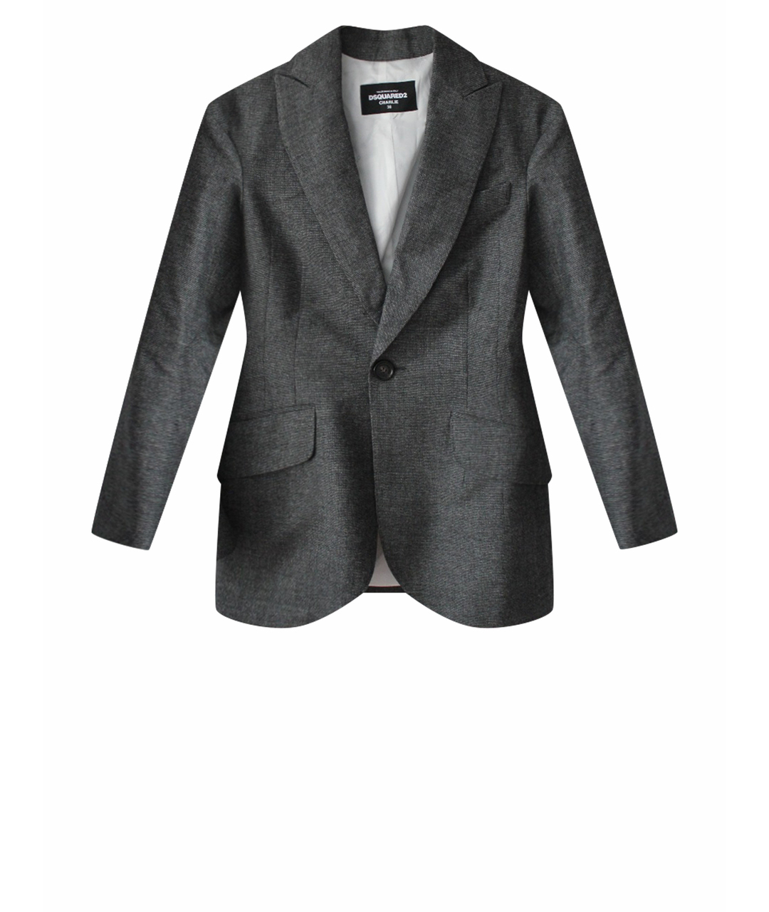 DSQUARED2 Серый шерстяной жакет/пиджак, фото 1
