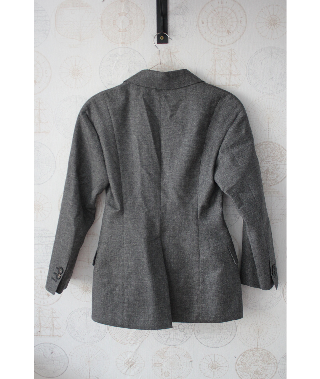 DSQUARED2 Серый шерстяной жакет/пиджак, фото 2