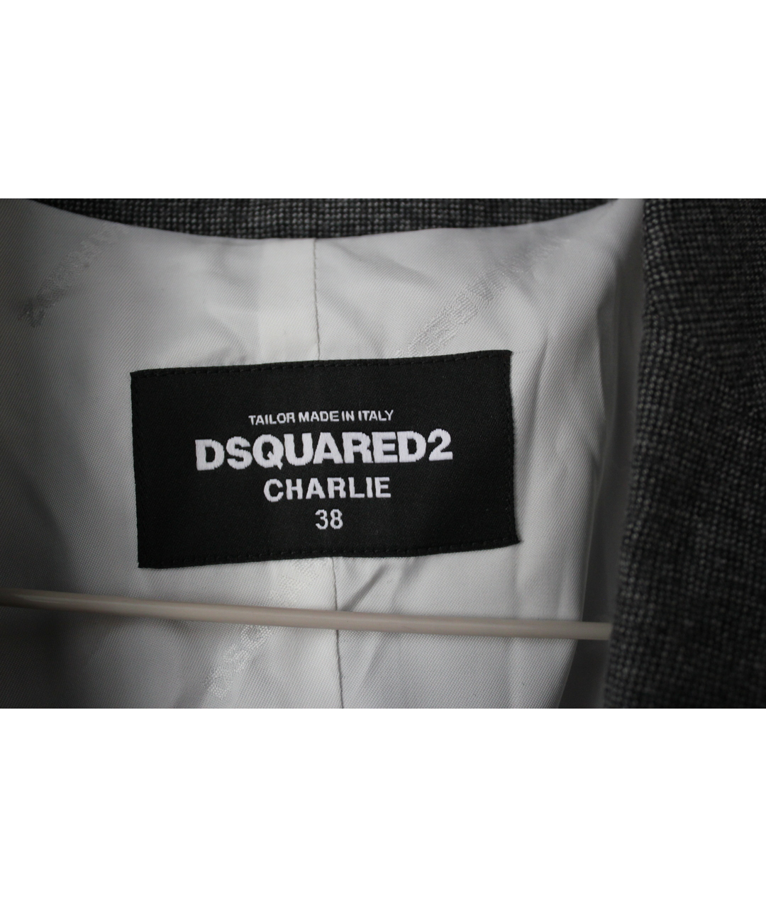 DSQUARED2 Серый шерстяной жакет/пиджак, фото 5