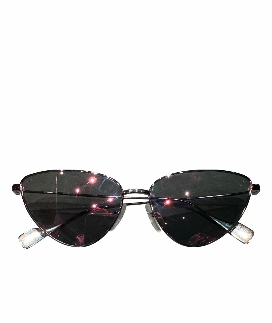 BALENCIAGA Розовые металлические солнцезащитные очки, фото 1