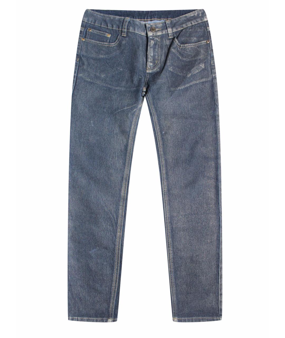 DIESEL Серые хлопко-эластановые джинсы слим, фото 1