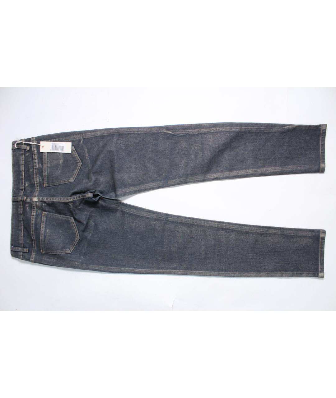DIESEL Серые хлопко-эластановые джинсы слим, фото 5