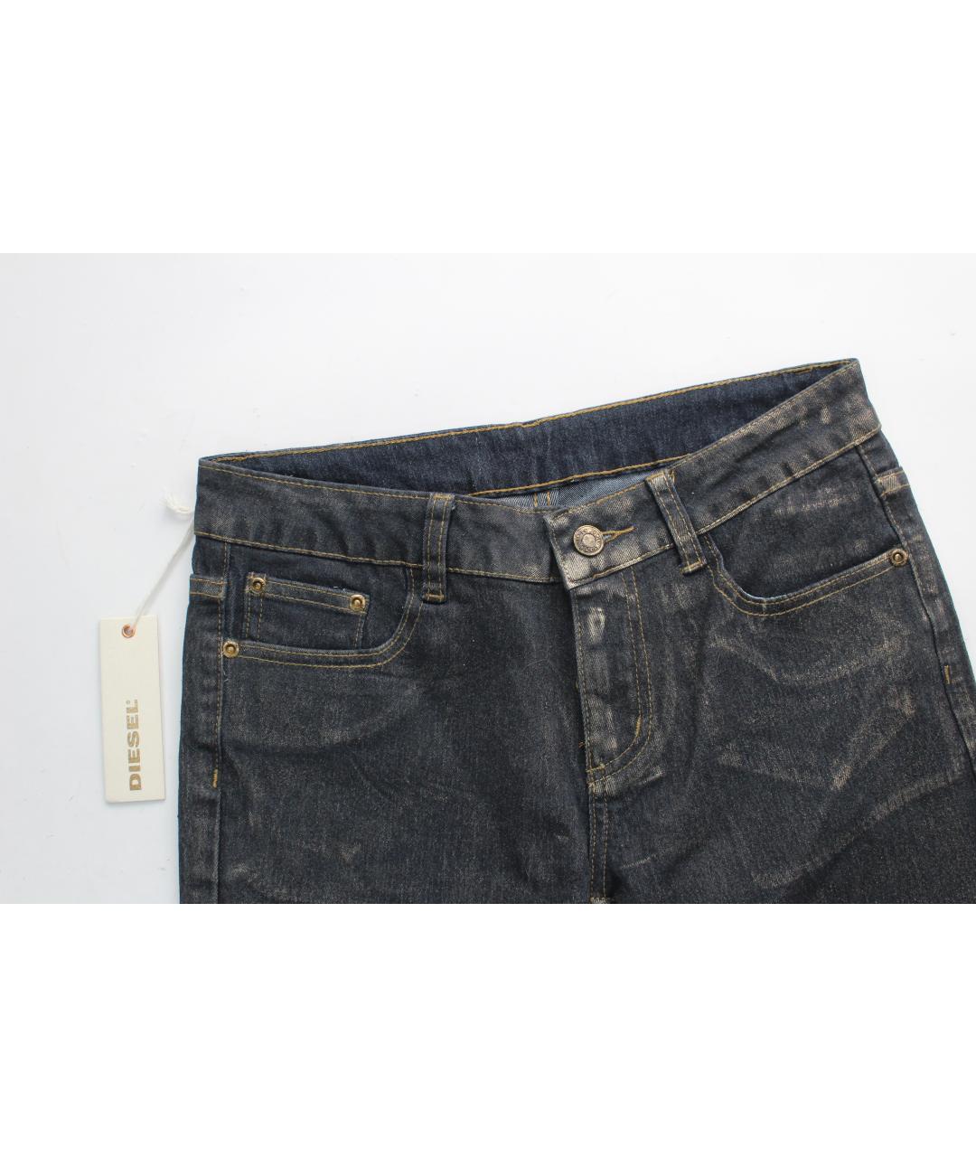 DIESEL Серые хлопко-эластановые джинсы слим, фото 2