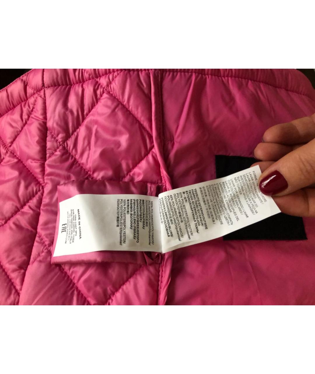 PINKO Розовая куртка, фото 8