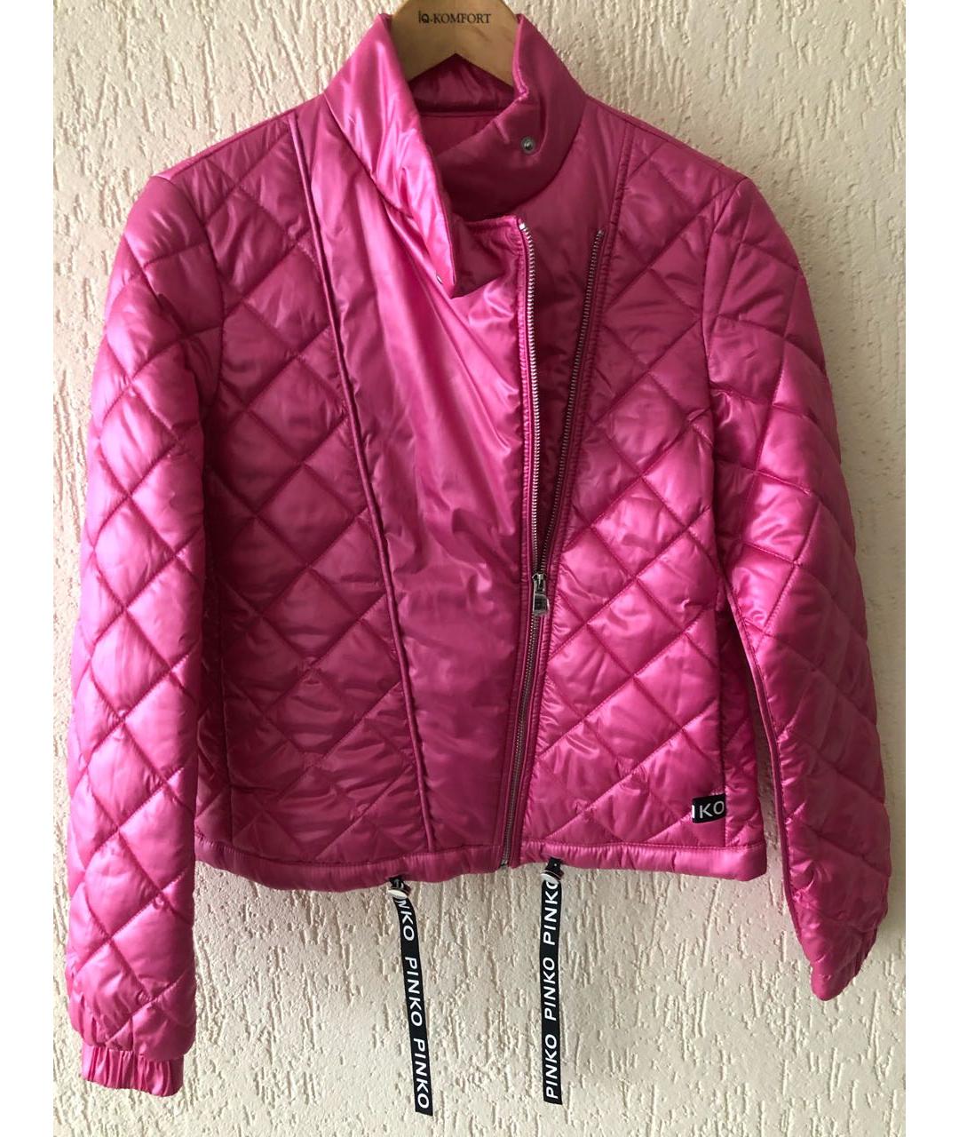 PINKO Розовая куртка, фото 9