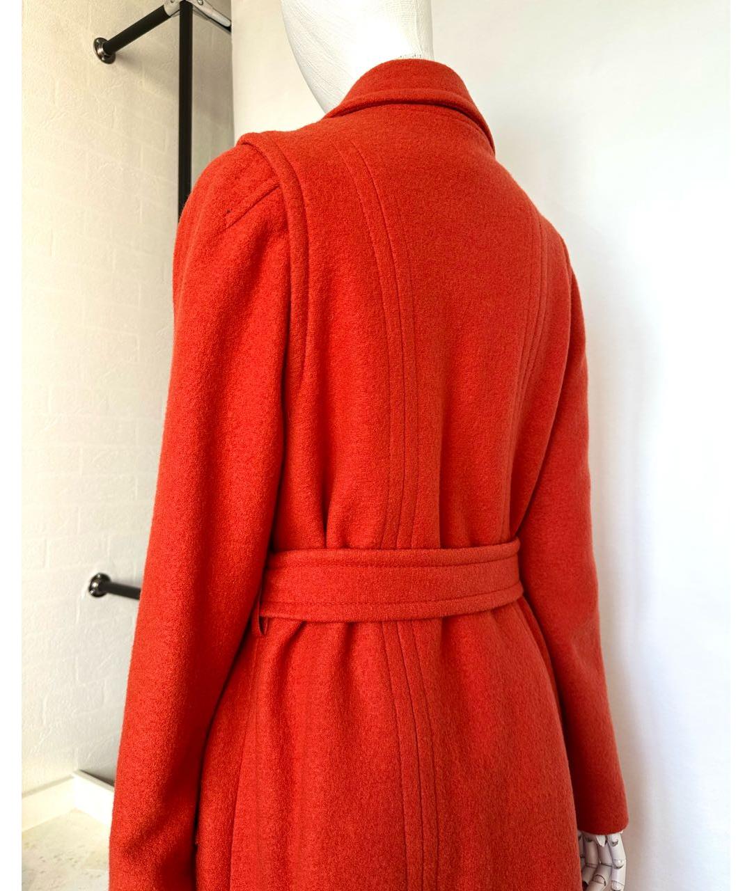 ESCADA Оранжевое шерстяное пальто, фото 6