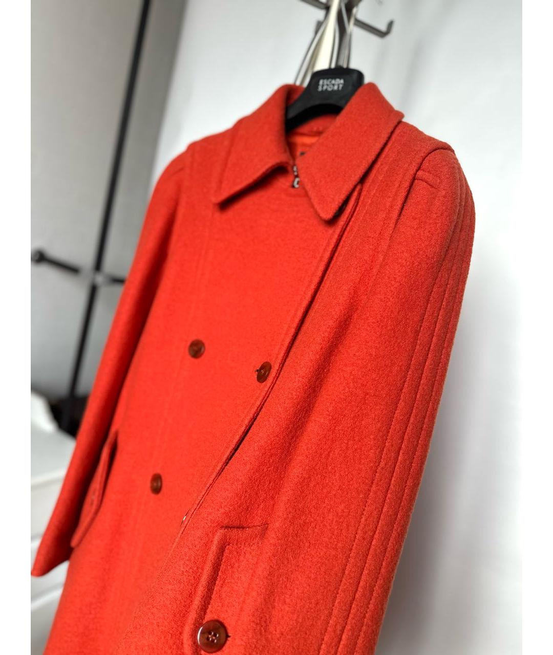 ESCADA Оранжевое шерстяное пальто, фото 3