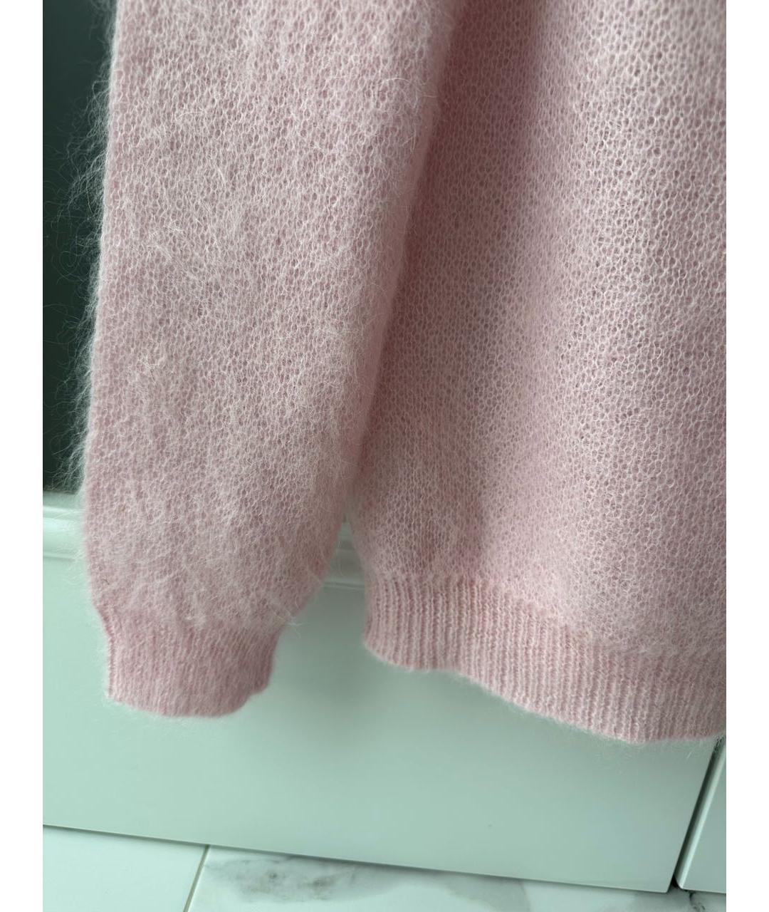 PRADA Розовый шерстяной джемпер / свитер, фото 4