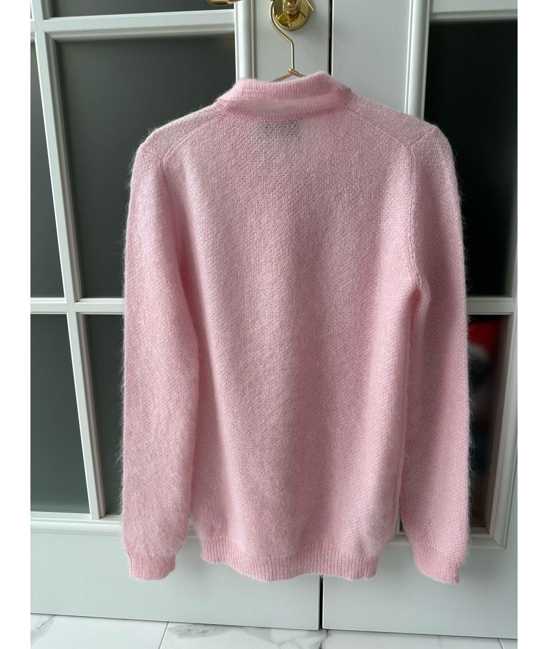 PRADA Розовый шерстяной джемпер / свитер, фото 3