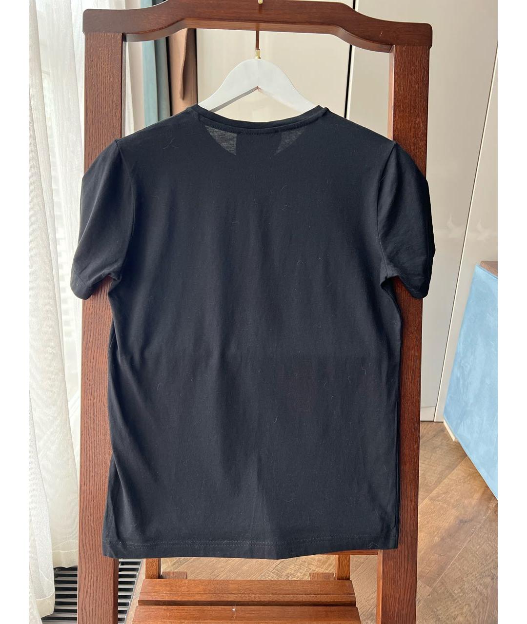 ICEBERG Черная хлопко-полиэстеровая футболка, фото 2