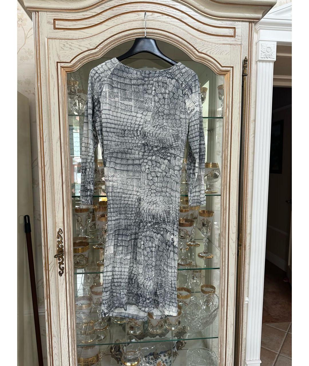 JOHN GALLIANO Мульти вискозное повседневное платье, фото 2
