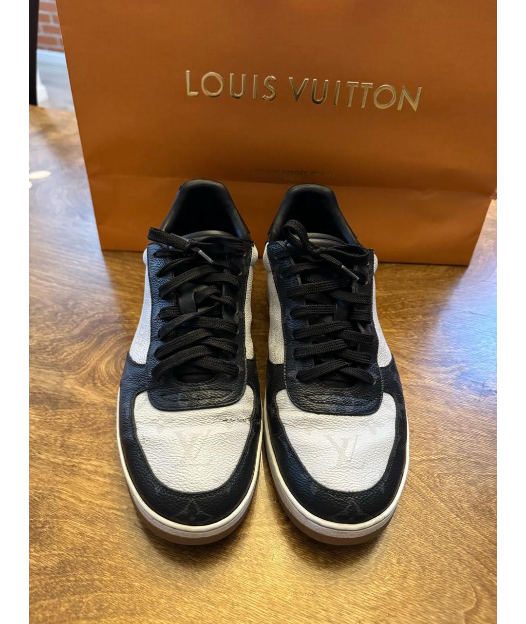 LOUIS VUITTON PRE-OWNED Белые кожаные низкие кроссовки / кеды, фото 7