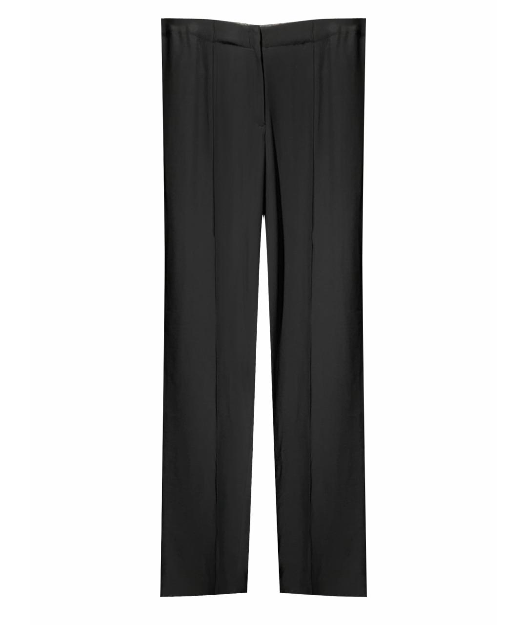 MAISON MARGIELA Черные вискозные брюки широкие, фото 1