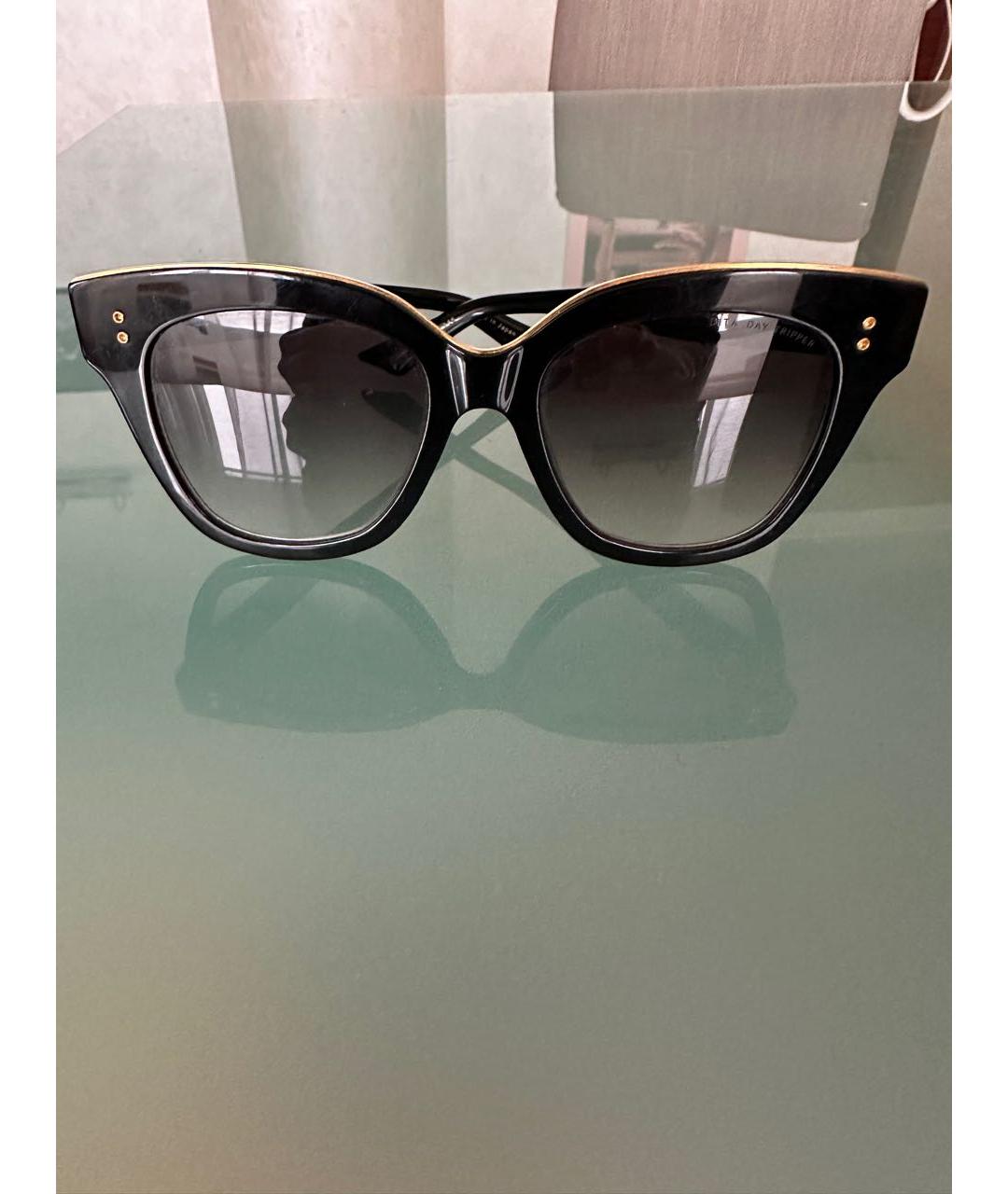 DITA Черные пластиковые солнцезащитные очки, фото 5