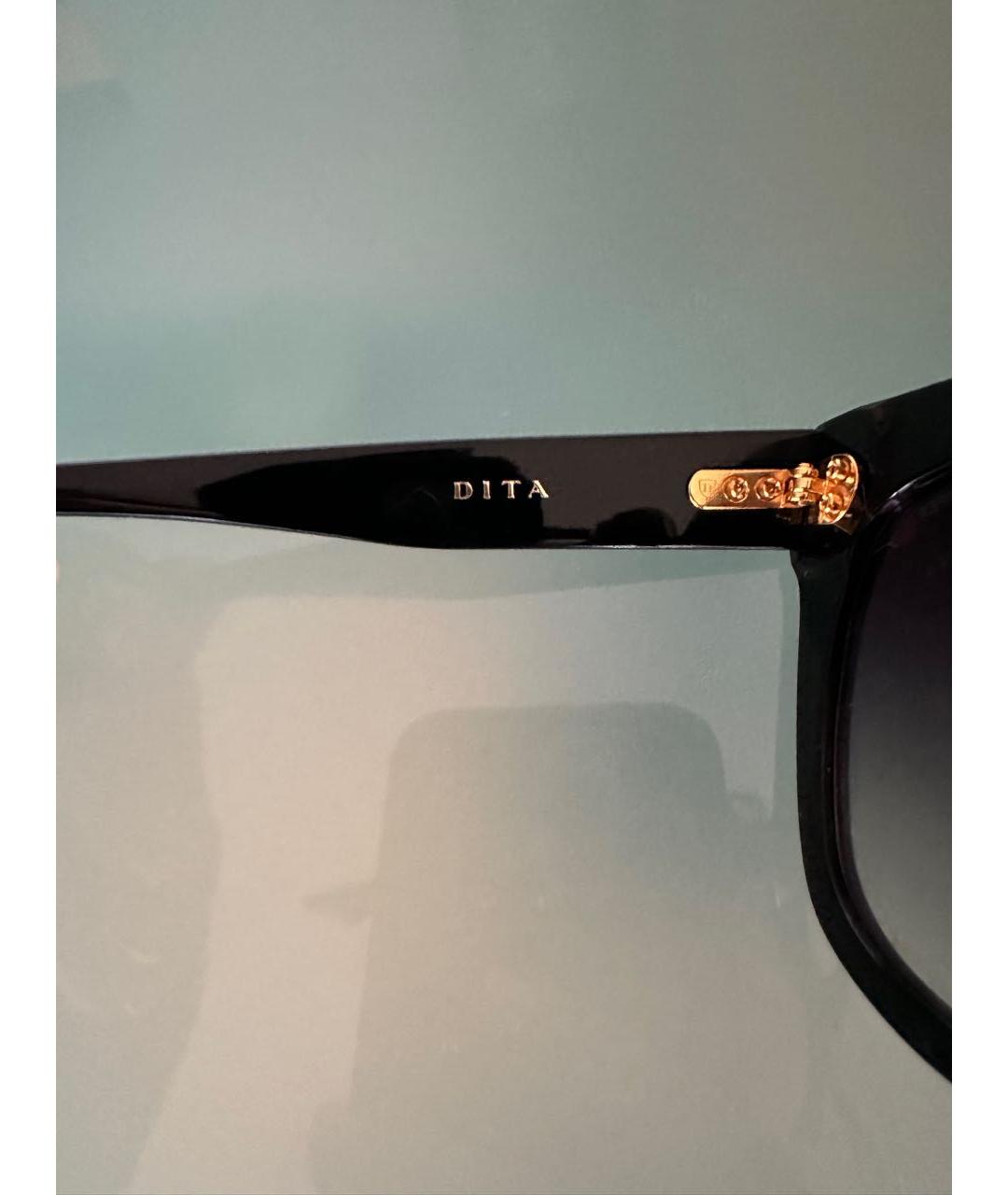 DITA Черные пластиковые солнцезащитные очки, фото 3