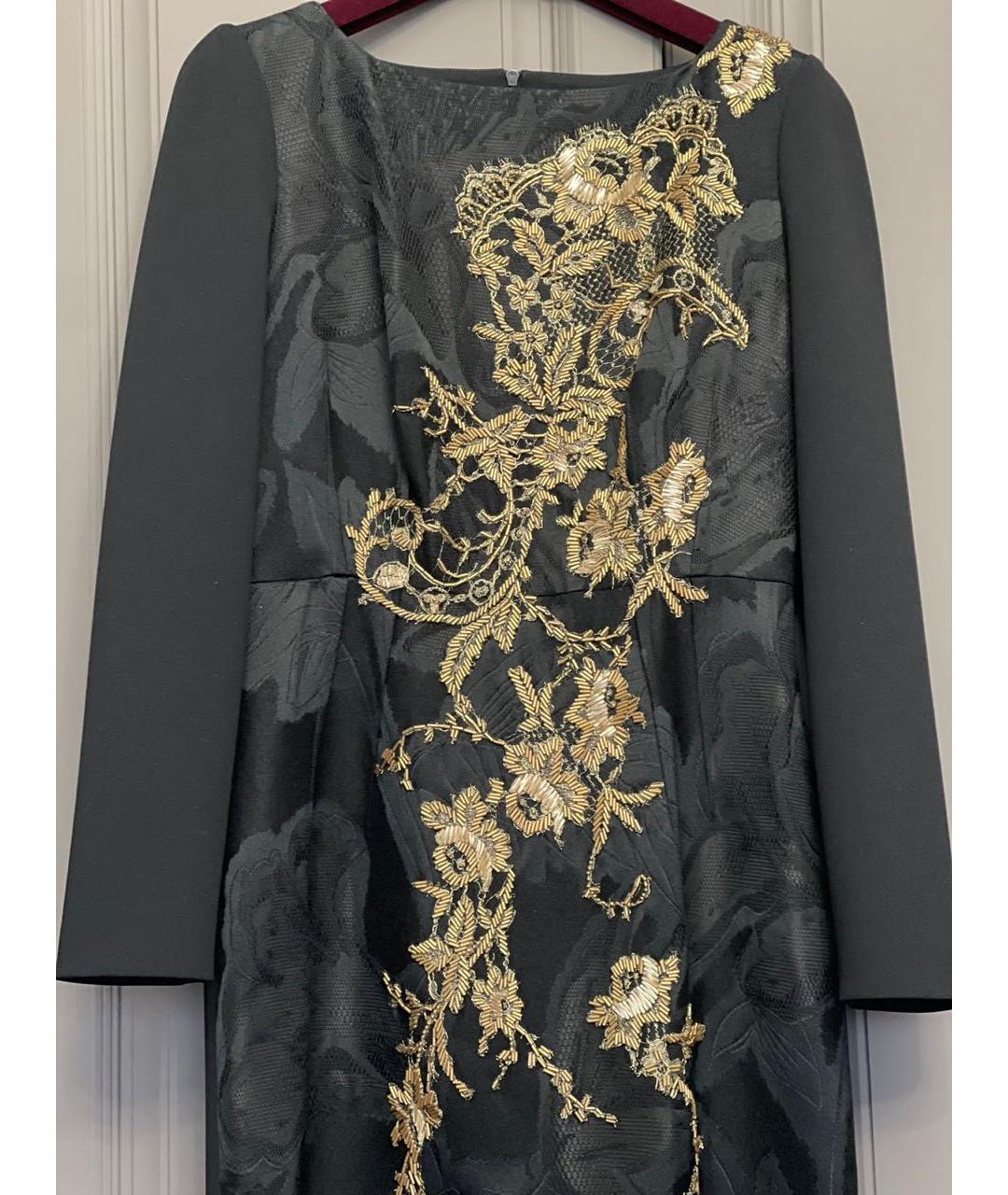 ANTONIO MARRAS Черное кружевное вечернее платье, фото 3