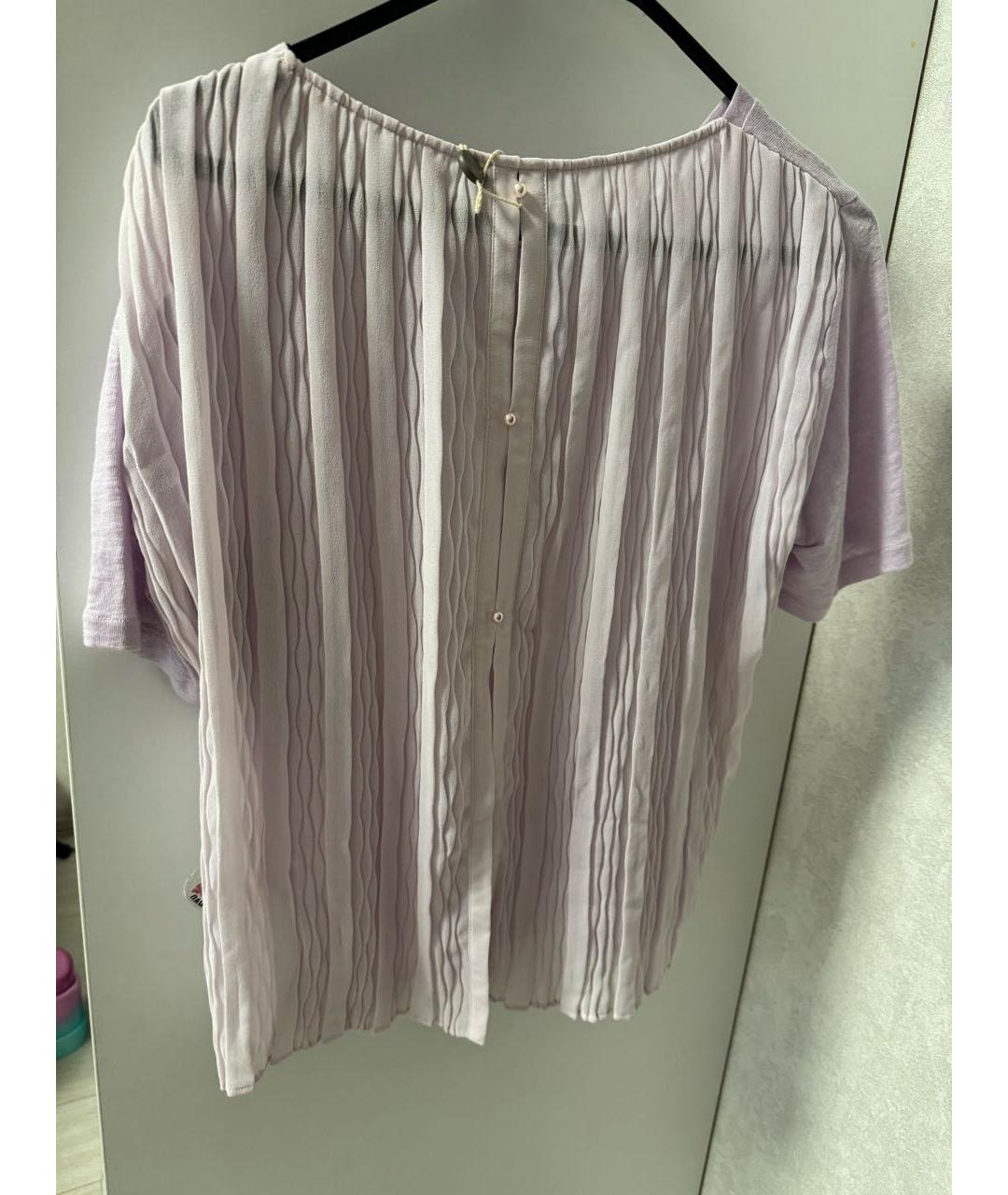 SANDRO Фиолетовая льняная блузы, фото 2
