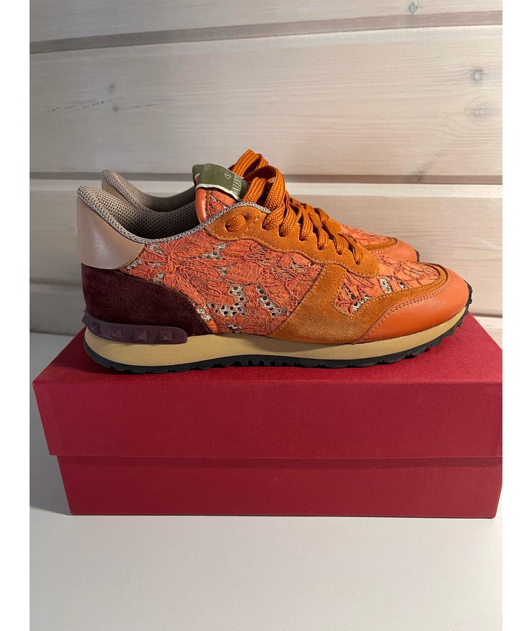 VALENTINO Оранжевое кроссовки, фото 8