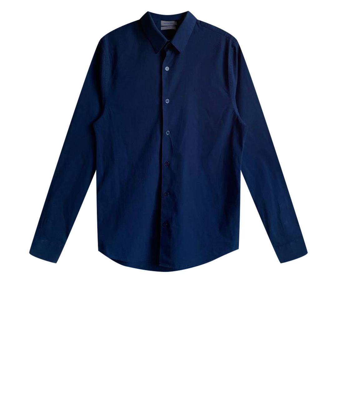 CALVIN KLEIN JEANS Темно-синяя хлопковая кэжуал рубашка, фото 1