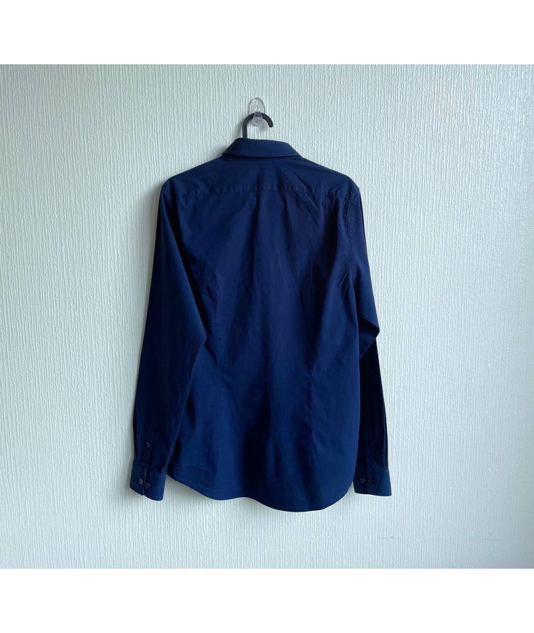 CALVIN KLEIN JEANS Темно-синяя хлопковая кэжуал рубашка, фото 2